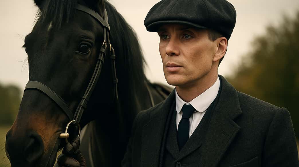 Том Шелби с лошадью в сериале Острые козырьки